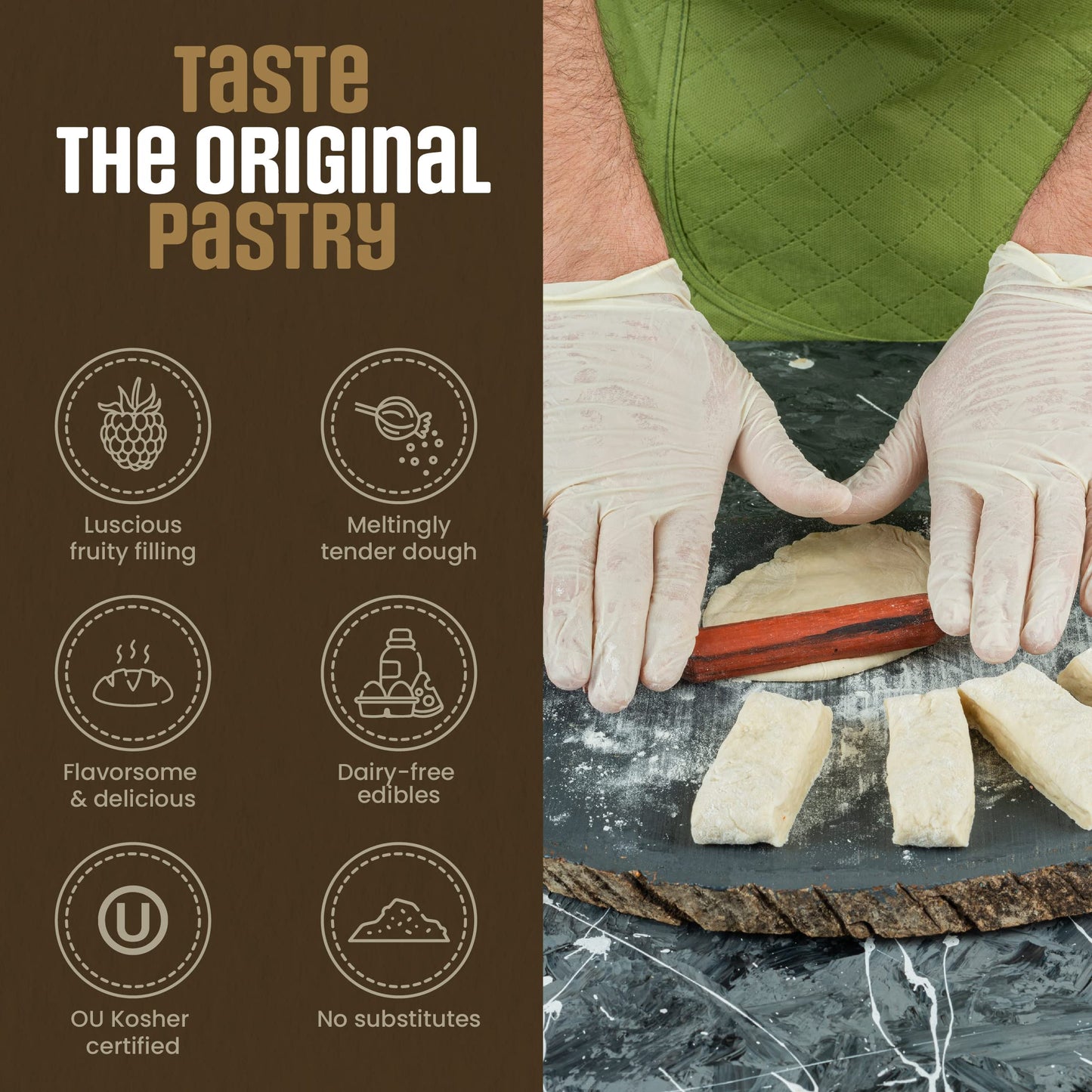 Reisman'S Bakery Raspberry Rugelach Swirl, Delicious Bakery Food, Ou Kosher-Certified Dessert, Fresh Teatime Accompaniment, Dair