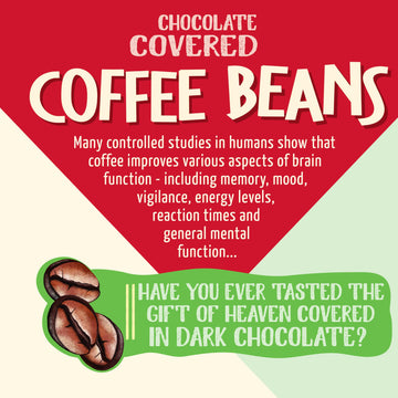 Kingduque, Chocolate Covered Expresso Beans, (Six Pack) , 6 Units Of 75G (2.65 Oz), Made With Premiun Chocolate, Hightland Coffe