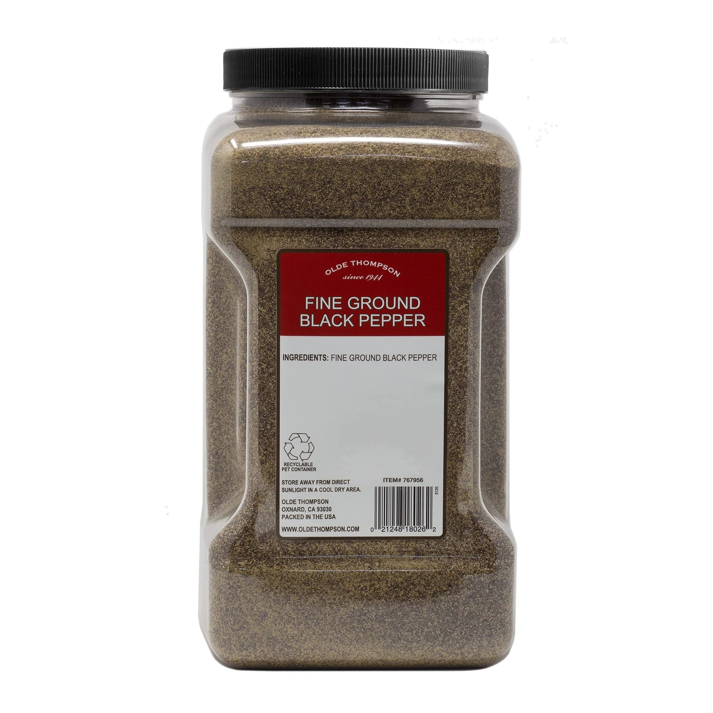 Olde Thompson Fine Ground Black Pepper, 5 Pound, Bulk Size