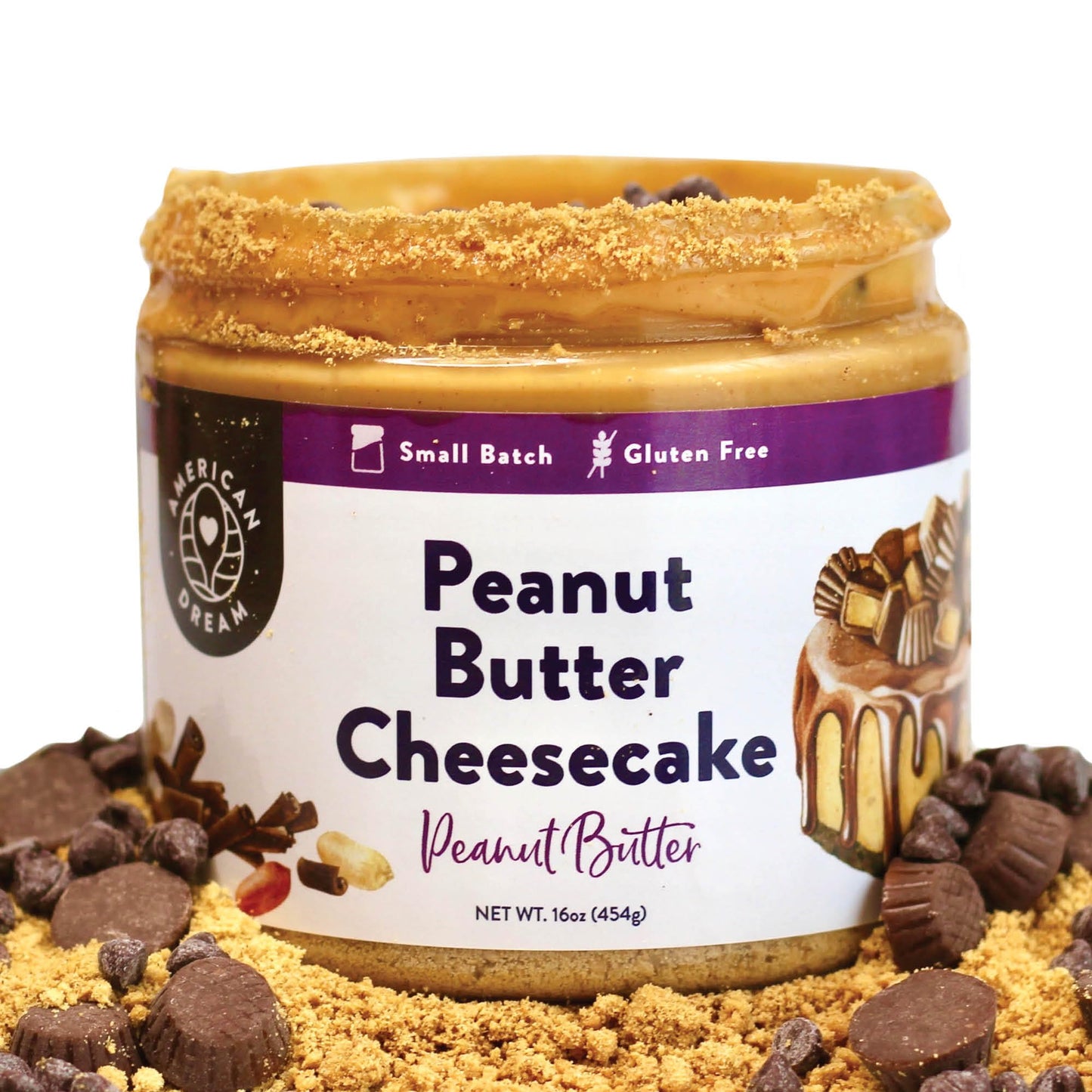 American Dream Nut Butter - Gluten-Free Peanut Butter Cheesecake Peanut Butter