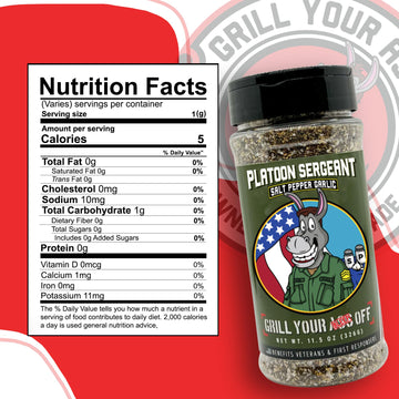 Gyao Psg Salt Pepper Garlic Seasoning - All-Natural Bbq Seasonings And Rubs For Beef, Steak, Burgers, Pork & Chicken - Msg & Glu