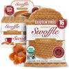 Gluten Free Organic Stroopwafels By Swoffle - Caramel Filled | (16) 1.16Oz Wafers | Non-Gmo, Wheat Free, Kosher, Soy Free, Nut F