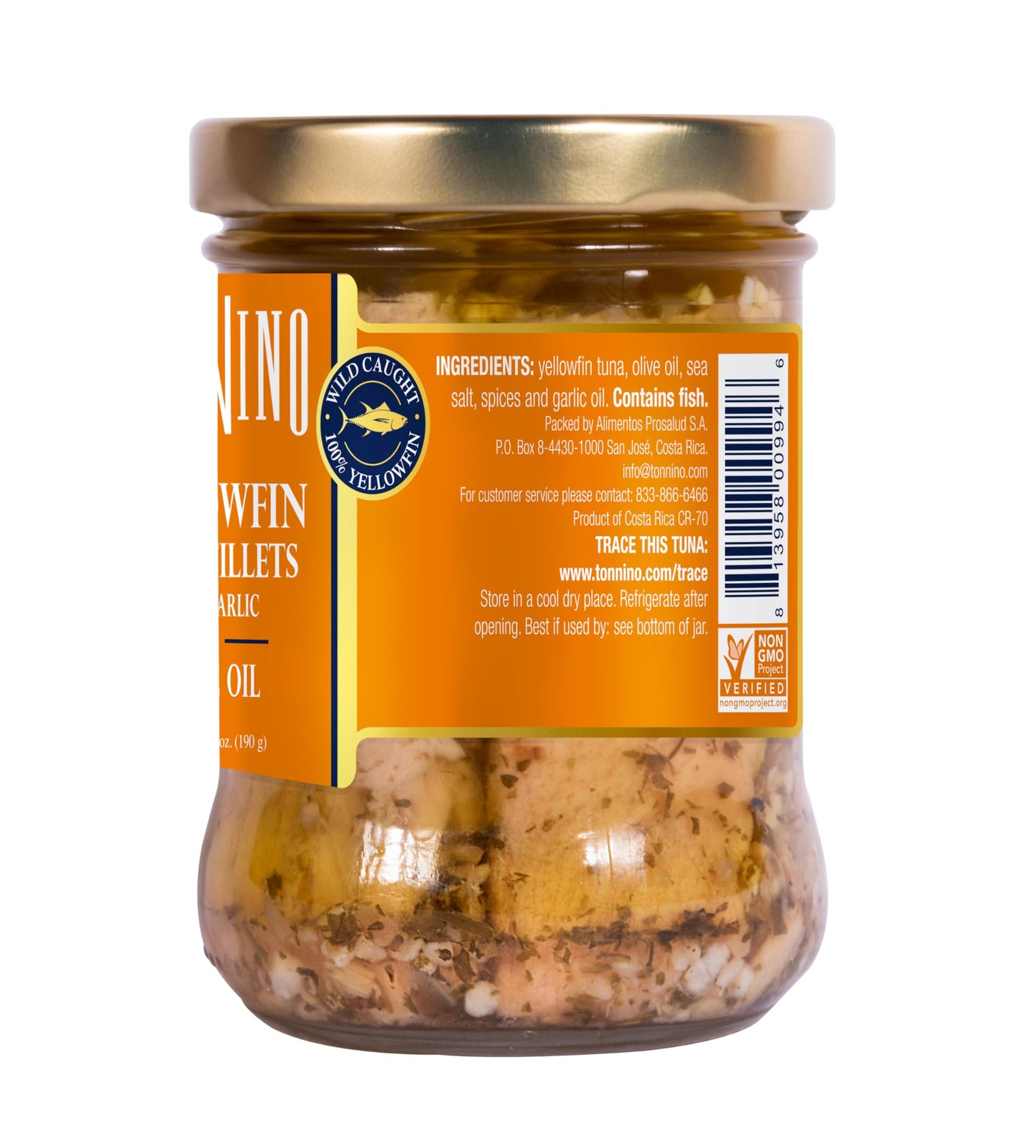 Tuna Yellowfin (1 Pack, Garlic)