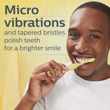 Philips One By Sonicare Battery Toothbrush, Mango Yellow, Hy1100/02