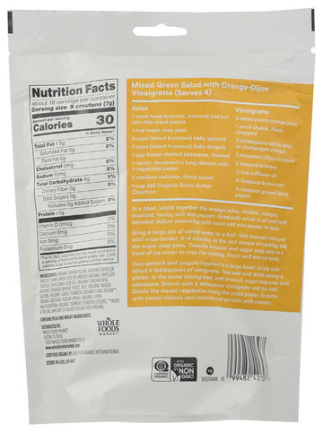 365 by Whole Foods Market, Organic Butter And Garlic Croutons, 4.5 Ounce