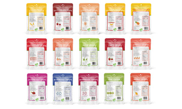Natures Turn Freeze-Dried Fruit Snacks, Ultimate Variety, Pack Of 36 (0.53 Oz Each)