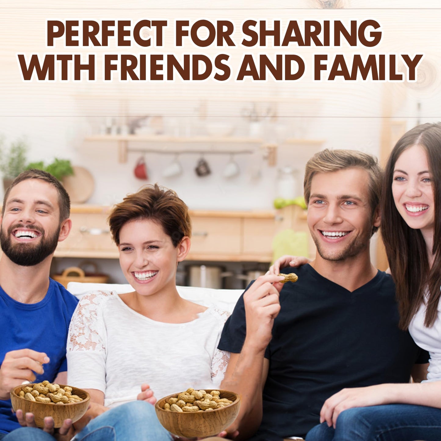 Uncle Bud'S Deep Fried Cajun Peanuts In The Shell (4-Pack) | Hot And Spicy Peanuts, Shareable Snacks For Family & Friends, In Sh