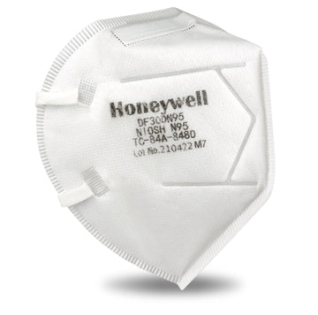 Honeywell Safety Df300 N95 Flatfold Disposable Respirator- Box Of 20, White
