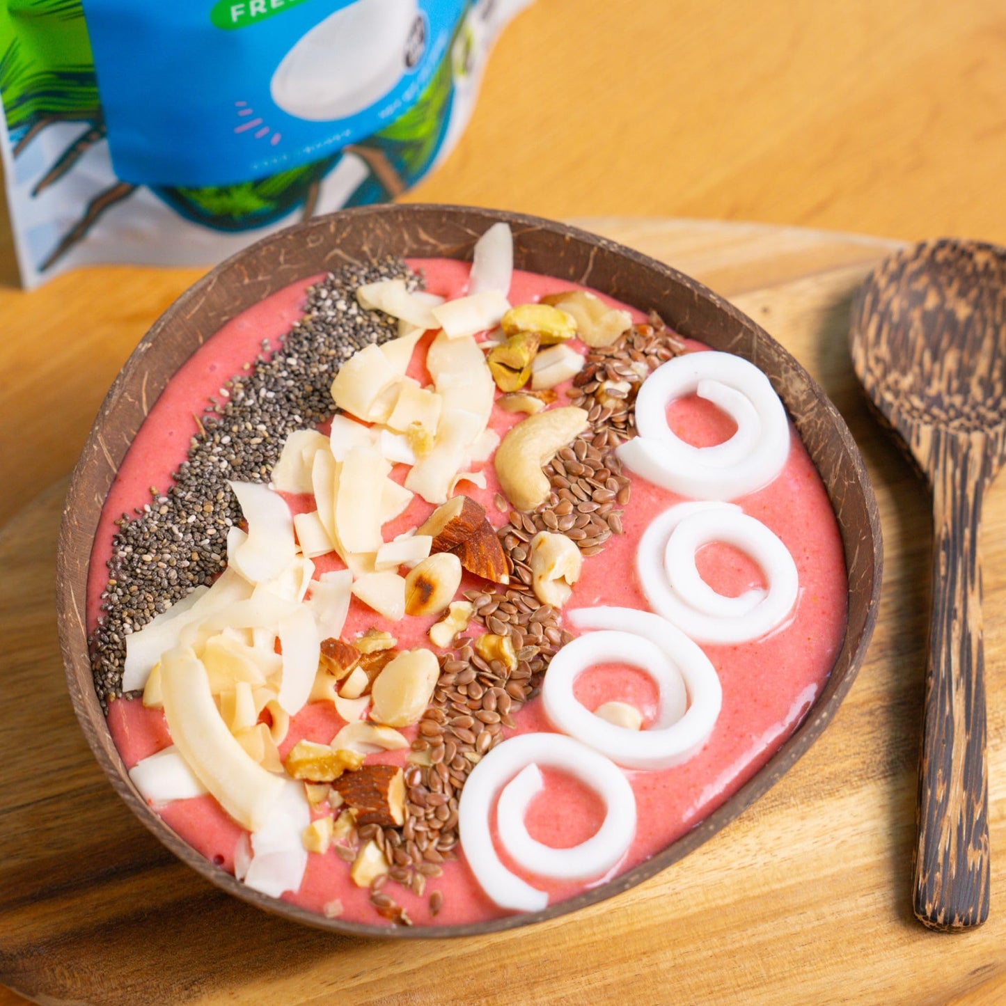 Copra Organic Frozen Coconut Meat (100% Young Coconut Frozen In Hours Of Harvest) | Gluten Free, Non Gmo, Vegan, Dairy Free, No