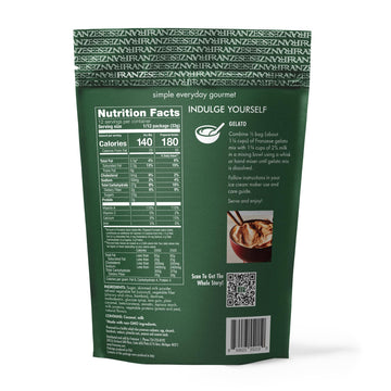 Franzese Pumpkin Spice Gelato Mix | Imported From Italy, Authentic Italian Kit | Create Homemade Gelato In Minutes, Ice-Cream Ma