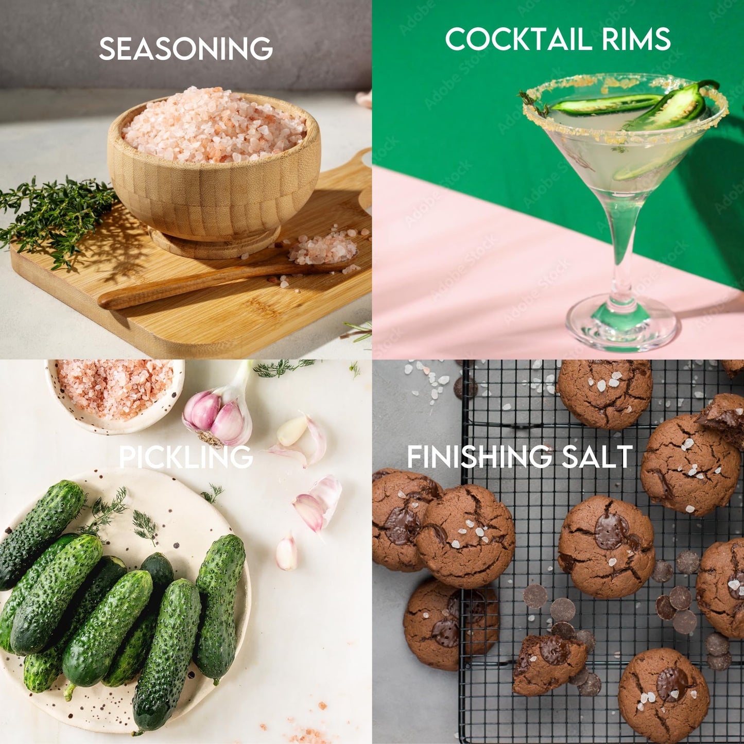 LA SALT CO Kashmir 5 Lbs Pink Himalayan Salt Bulk Jar, X-Fine | 100% Pure, Food Grade with 84 Trace Minerals | Kosher Certified,