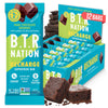 B.T.R Nation Keto Superfood Protein Bars, Plant Based Vegan - Brownie RECHARGE | 12 Bars | Low Carb and Gluten Free, Free of Sug