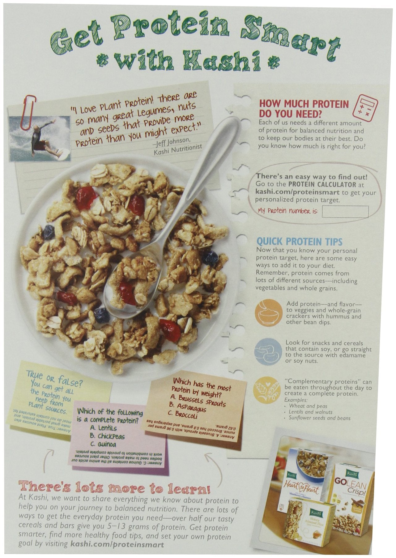 Kashi Heart To Heart Oat Flakes And Blueberry Clusters Cereal, 13.4-Ounce Boxes (Pack Of 6)