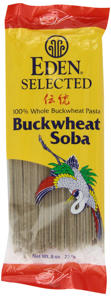 Eden Selected, 100% Whole Buckwheat Soba, 8-Ounce Bags (Pack of 12)