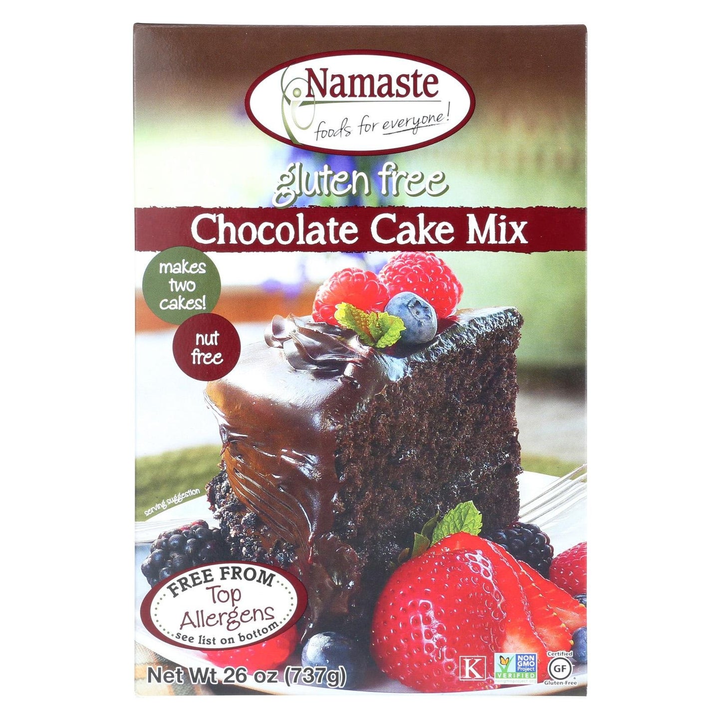 Namaste Foods Mix Cake Choc Wfgfdf