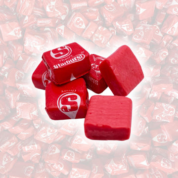 YUMMYLAND Starburst Cherry Chewy Candy - 1 LB, Red Soft Fruit Chews, Individually Wrapped Bulk Candies