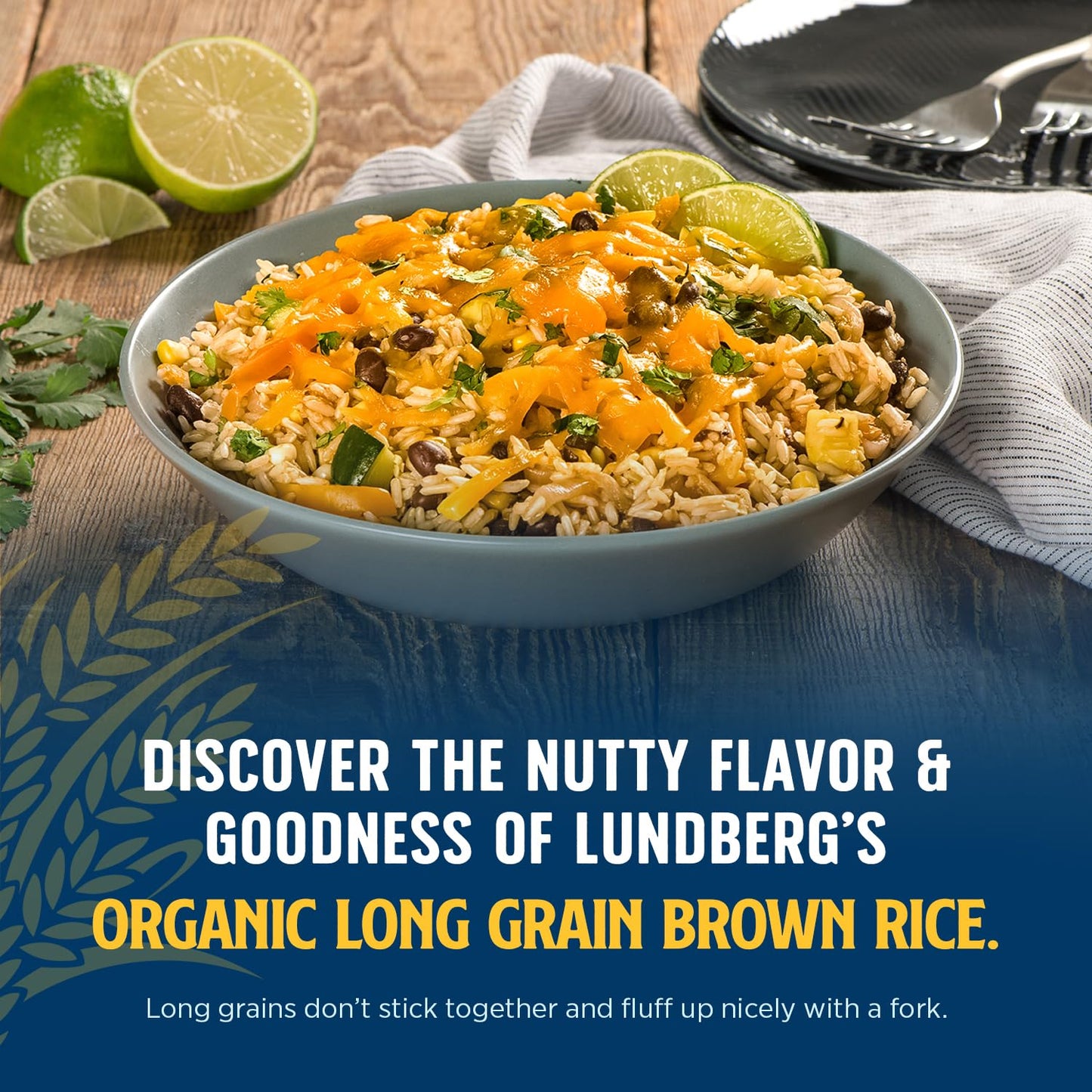 Lundberg Basmati Rice, Organic Long Grain Brown Rice - Non-Sticky, Fluffy Aromatic Rice, Healthy Food, Bulk Rice Grown in Califo