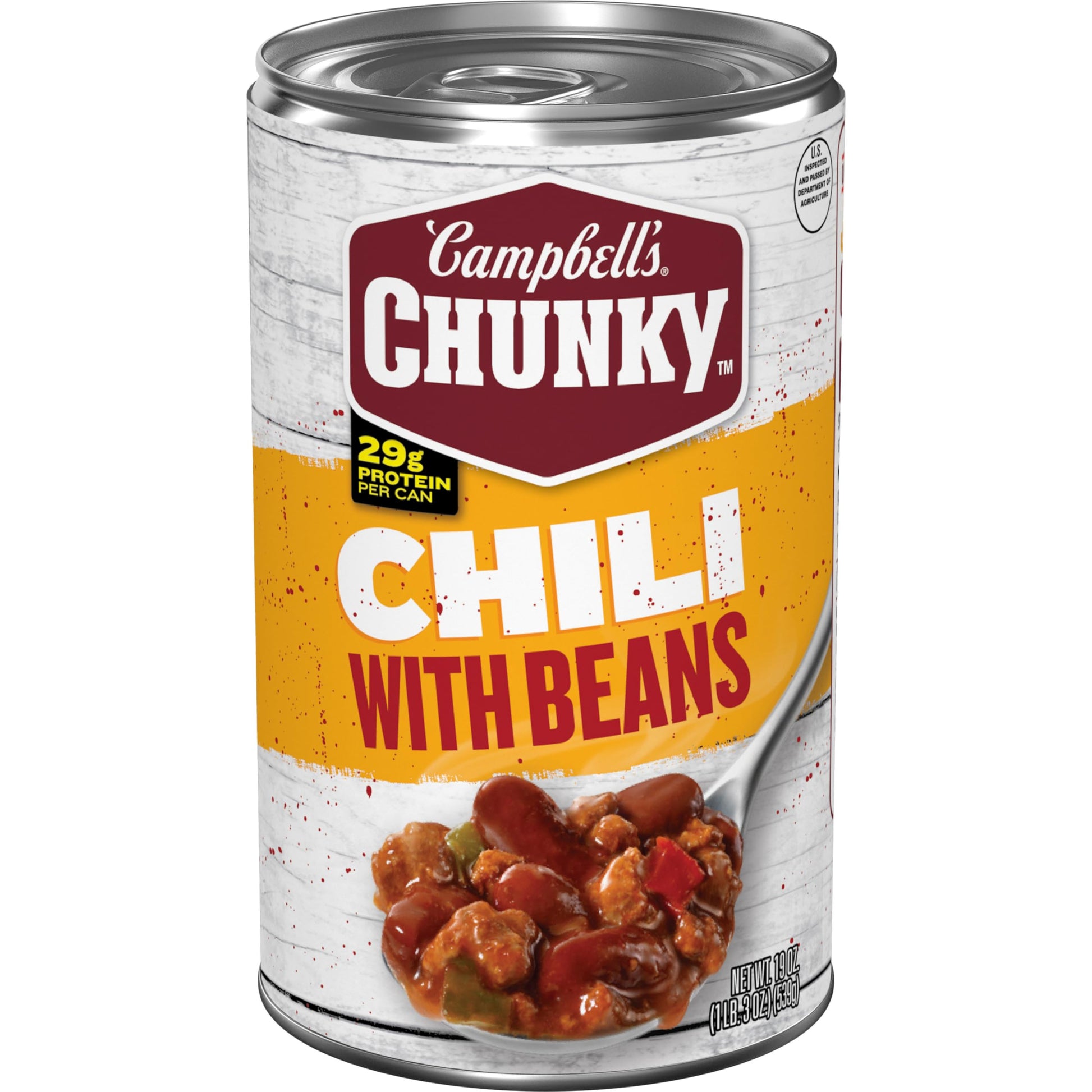 Campbells Chunky Chili With Beans, 19 oz Can