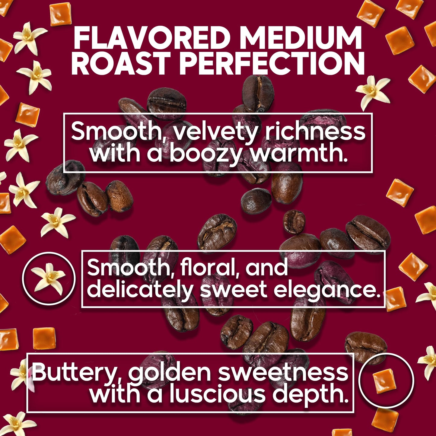 SARASOTA COFFEE & TEA CO. Whole Bean Coffee | Medium Roast | Low Acid | 80 oz