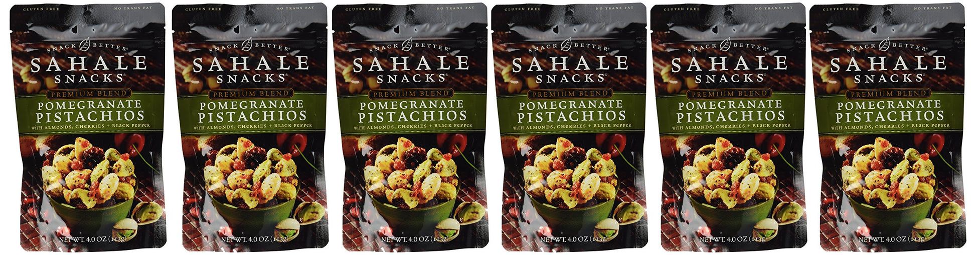 Pomegranate Flavored Pistachios 4 Ounces (Case Of 6)