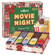 Movie Night Christmas Gifts - Holiday Popcorn Gift Baskets Gift Sets - 5 Non-GMO Gourmet Kernels and 5 Popcorn Flavoring - Perfe