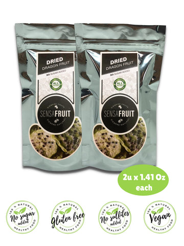 Sensafruit -Dried Dragon Fruit | 100% Natural | No Sugar Added, Unsulfured | Gluten Free | Perfect Snack For Your Family | Direc