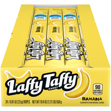 Laffy Taffy Rope - Case Of 24 (Banana)