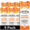 Califia Farms - Pumpkin Spice Oat Barista Blend Oat Milk, 32 Oz (Pack of 6), Shelf Stable, Dairy Free, Plant Based, Vegan, Glute