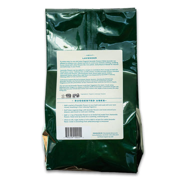 Worldwide Botanicals Organic Lavender Flowers, 1 Lb, Pure European Lavender Buds, Perfect For Aromatherapy, Sachets, Wedding Cel