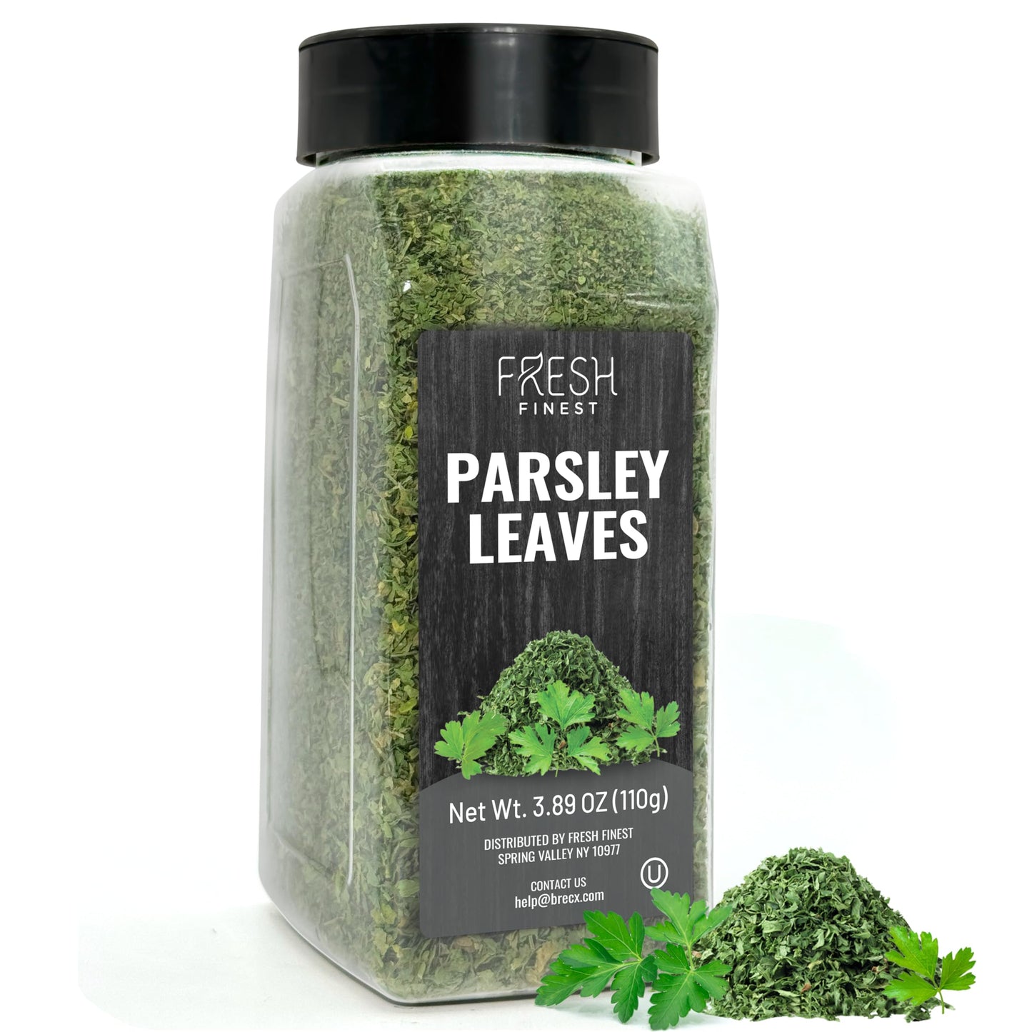 Fresh Finest Parsley Flakes Spice 3.89 Oz - Dried Parsley Leaves In Jar Non-Gmo Gluten-Free Flavorful Herb Seasoning