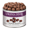 Virginia Diner Double Dipped Chocolatey Covered Virginia Peanuts, Gourmet Natural Gift Tin, 20 Ounce (Pack of 1)