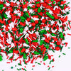 Edible Christmas Sprinkles for Cookies, Red and Green Sprinkles, Christmas Jimmies Sprinkles, Christmas Tree Candy Sprinkles for