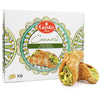 GUSTO ETNA Sicilian Cannoli filled with Pistachio Cream, 8 Pieces, Mini Cannoli in Gift Box with Pistachio Butter, Crunchy Sweet
