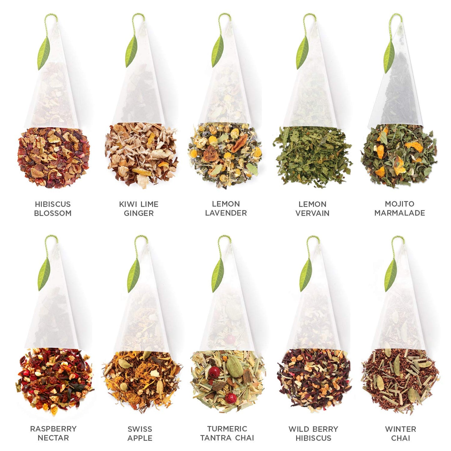 Tea Forte Herbal Tea Chest with Handcrafted Pyramid Infusers, 4.44 Ounce (Pack of 1)