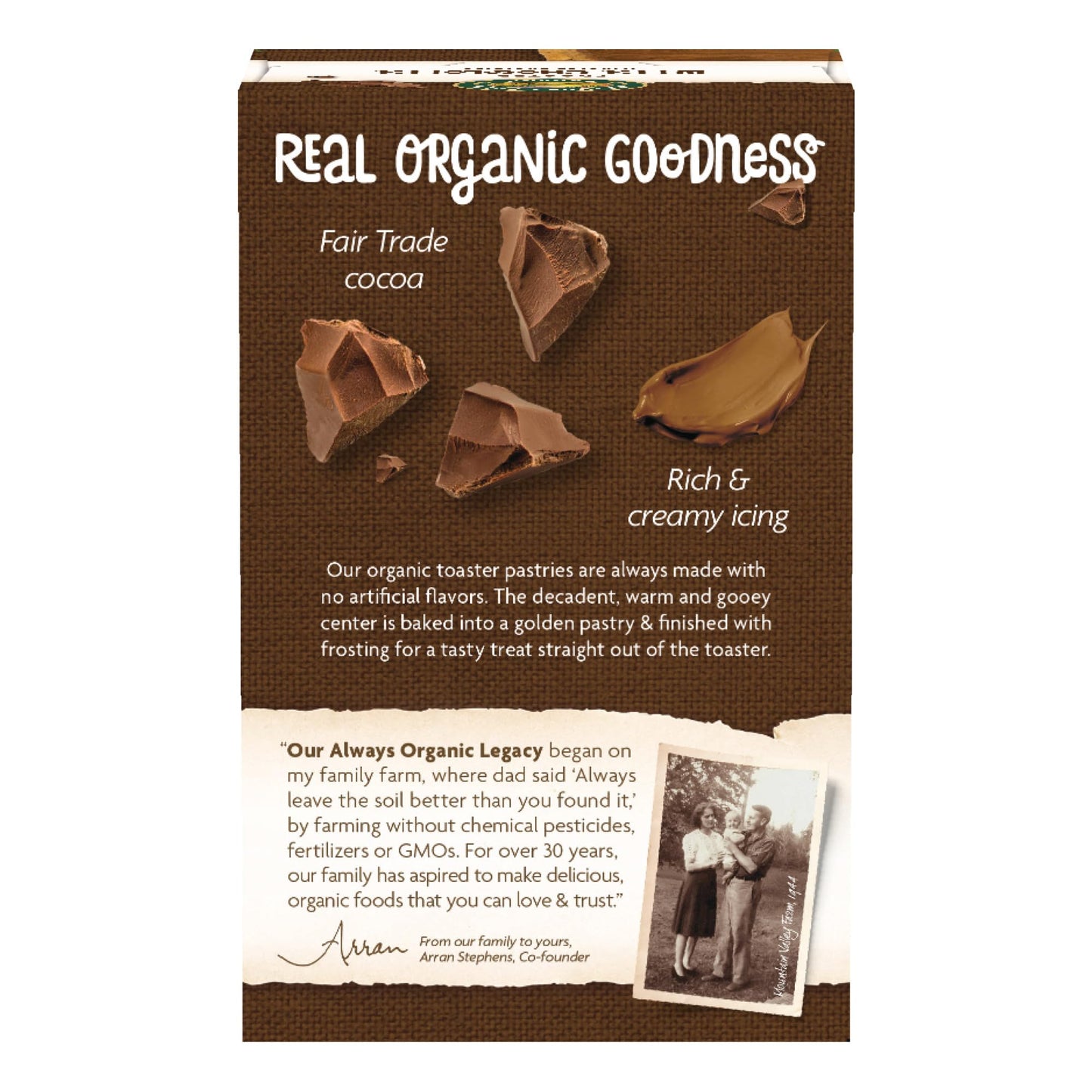 Nature'S Path Organic Frosted Lotta Chocolotta Toaster Pastries, 11 Oz (Pack Of 12), Non-Gmo