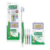 Gum Orthodontic Kit - Features Orthodontic Toothbrush, 3 Proxabrush Sizes And Shred-Resistant Easythread Floss, And Mint Ortho W