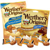 Needzo Werther's Original Sugar Free Chewy Caramels and Chocolate Caramel Hard Candies Bundle, Shareable Bag with individually W