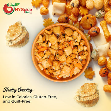 Ny Spice Shop Oriental Rice Crackers - 1 Pound (16 Oz) Oriental Rice Cracker Mix - Japanese Rice Crackers - Oriental Snack Mix -