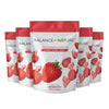 Balance of Nature Freeze-Dried Strawberries (5 Pack) - 100% Real Fruit, Crunchy Strawberry Slices, Healthy Snack, Mouthwatering