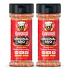 Flavor God BBQ Rub Mix - Natural Spice Blend for Grilling - Large (Pack of 2) - Kosher, Gluten & Dairy Free