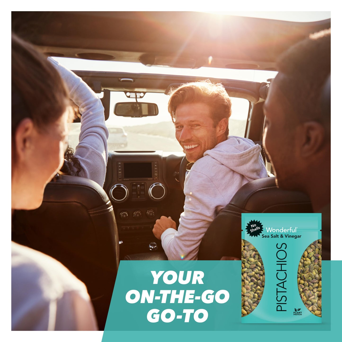 Wonderful Pistachios No Shells, Sea Salt & Vinegar, 55 Oz Bag