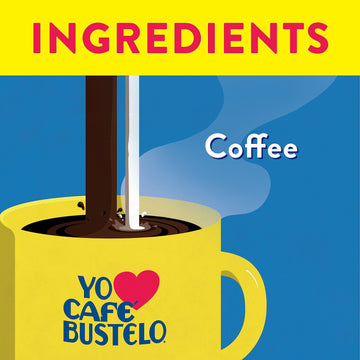 Café Bustelo Espresso Dark Roast Ground Coffee Brick, 10 Ounces