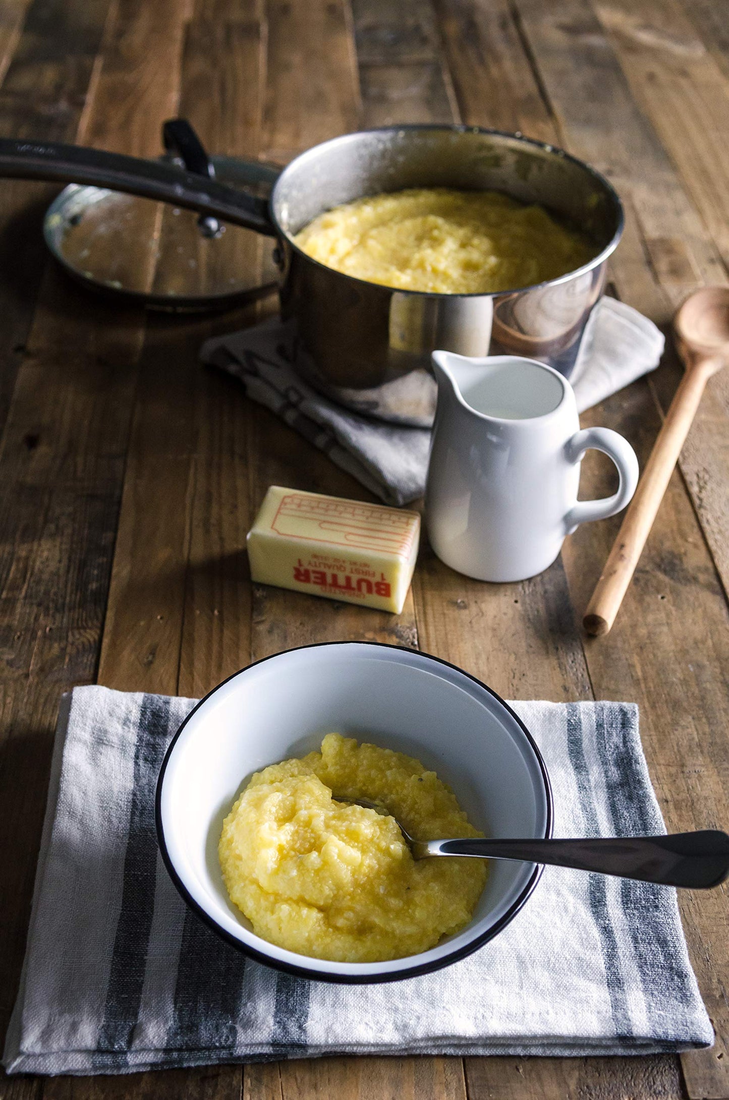 Bobs Red Mill Polenta/Corn Grits - 25 Pound (Pack Of 1) - Classic Italian Polenta, Rich Creamy Porridge, Vegan