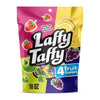 Laffy Taffy Assorted, Mini Bars, Stand Up Bag, Chewy Candy In A Variety Of Fruity Flavors, 10 Oz