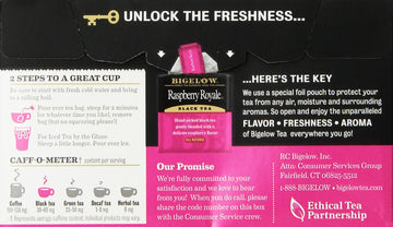 Bigelow Tea Raspberry Royale 20 Bags (Pack Of 4)