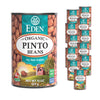 Eden Organic Pinto Beans, 15 oz Can (12-Pack), No Salt Added, Non-GMO, Gluten Free, Vegan, Kosher, U.S. Grown, Heat and Serve, M