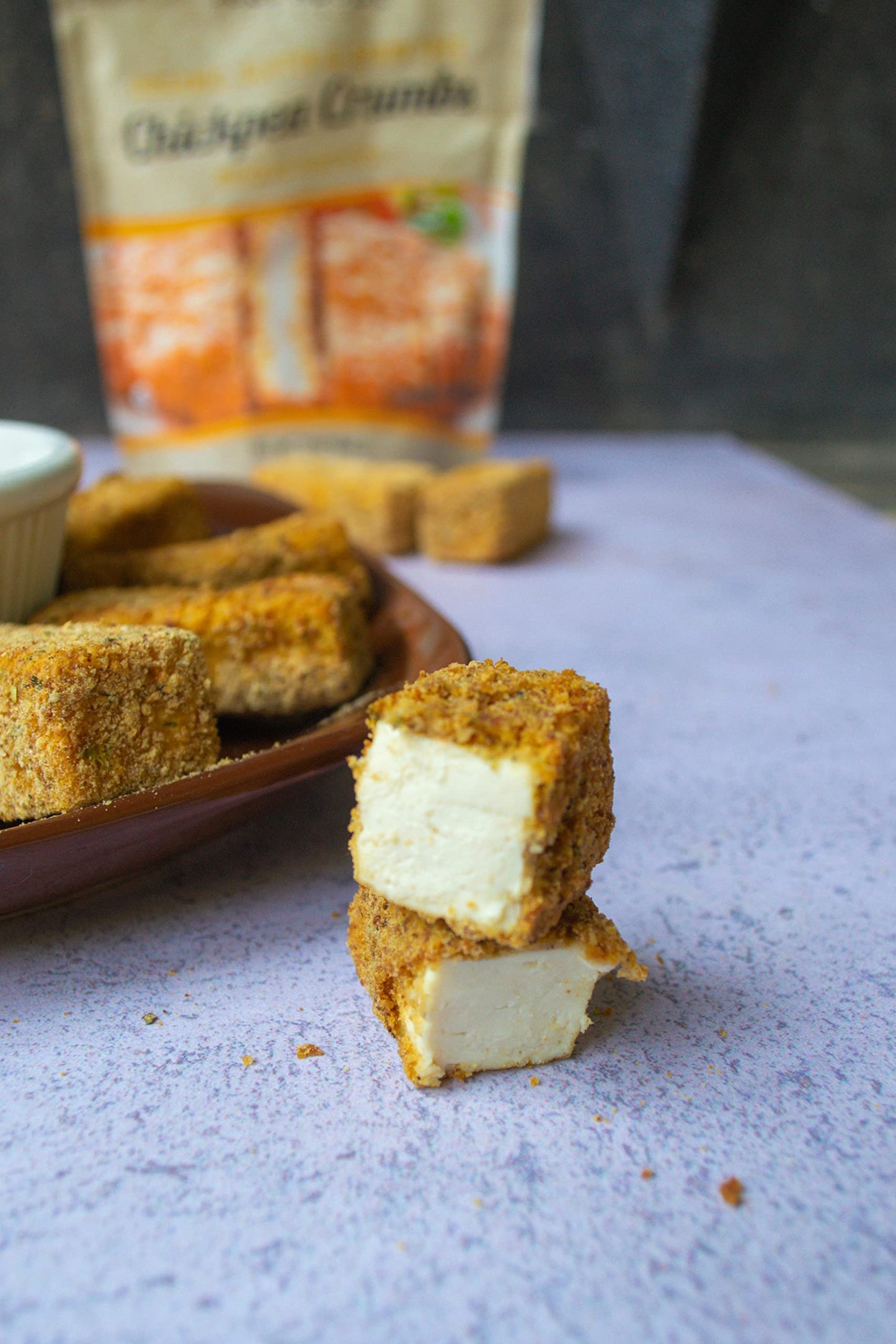 Organic Chickpea Bread Crumbs | Organic & Gluten Free | Breading Substitute | Paleo | 12 Oz (Pack Of 1) | Just About Foods