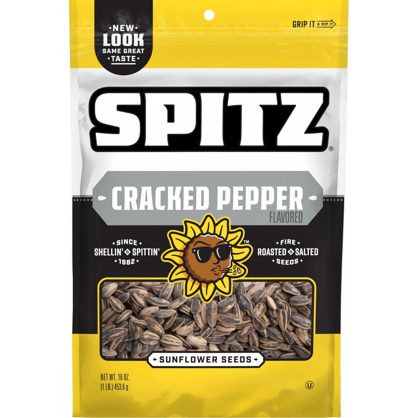 Spitz Sunflower Seeds Pack ed Pepper 16 Oz Snack Bag