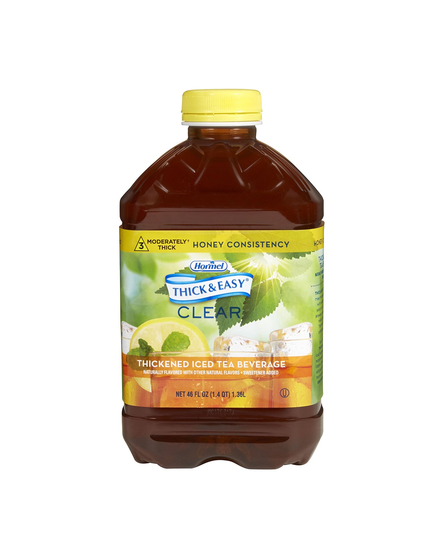 Thick & Easy Clear Thickened Iced Tea, Honey Consistency, 46 Ounce (Pack Of 6)