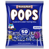 Tootsie Pops Single Flavor Bag - Grape Flavored Lollipops With Chocolatey Center - Individually Wrapped Hard Candy - Blue Candy